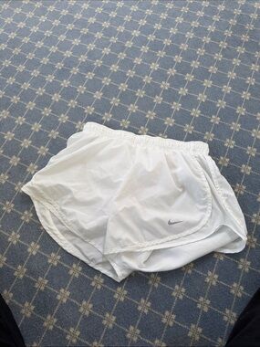 Nike White Women’s Athletic Running Shorts